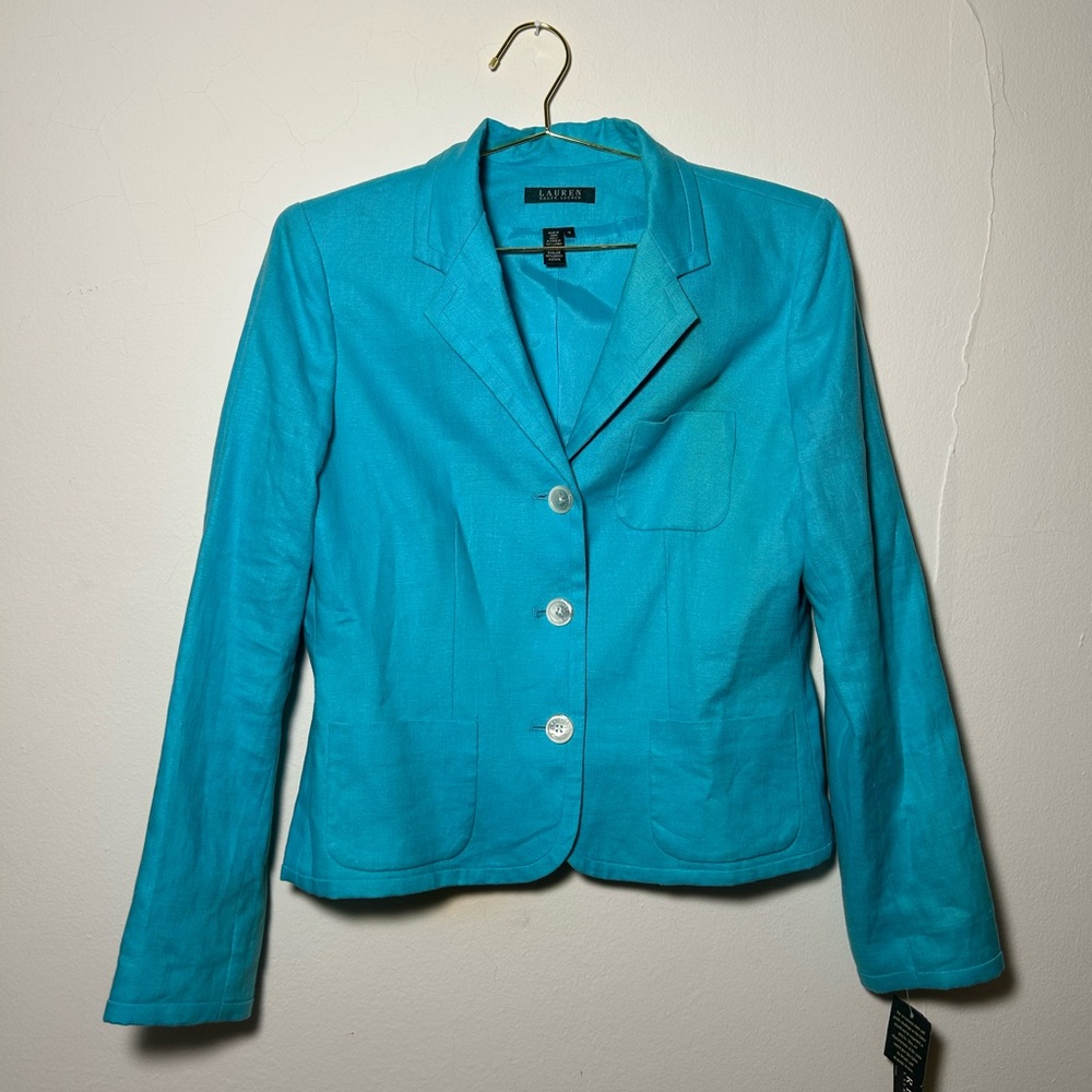 Ralph Lauren Women's Teal Blazer